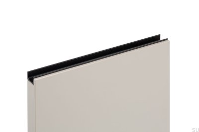 Poignée de bord de meuble Jey2 147 Aluminium noir