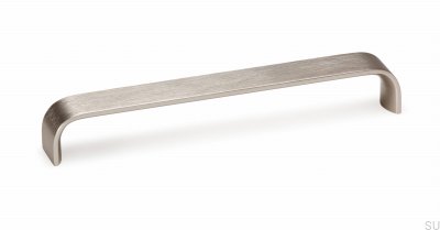 Poignée de meuble longue Sense 192 Argent brossé