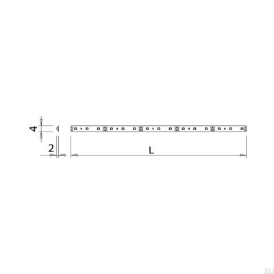 Ruban Led Flexy 2216 1000 24V 19.2W
