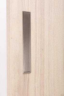 Poignée de meuble encastrée Clos 128 Nickel Brossé