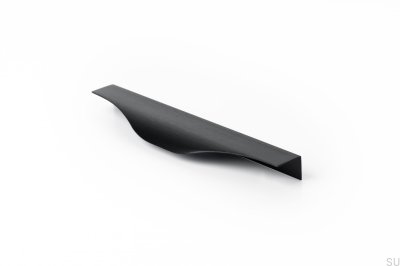Poignée de meuble Edge Noma 0254 128 Aluminium Noir Brossé