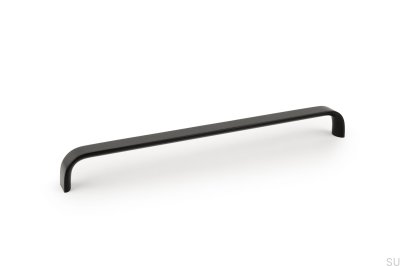 Sense Mini 256 Poignée de Meuble Fendue Aluminium Noir
