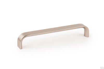 Sense Mini 160 poignée de meuble oblongue argent brossé