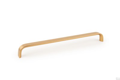 Sense Mini 256 poignée de meuble oblong Or Brossé