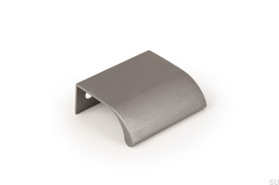 Poignée de meuble Ona 32 Edge gris anodisé brossé