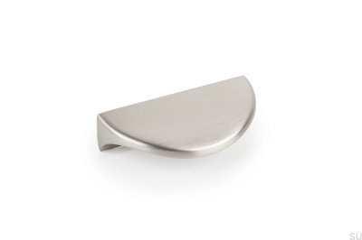 Poignée de meuble longitudinale Nick 32 Nickel Brossé