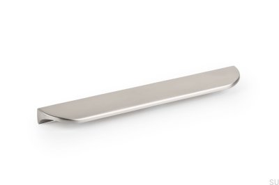 Poignée de meuble longitudinale Nick 160 Nickel Brossé