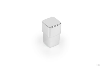 Bouton de meuble Boxx Chrome poli
