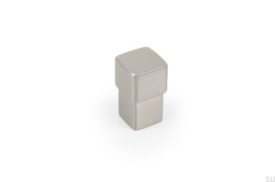 Bouton de meuble Boxx nickel brossé