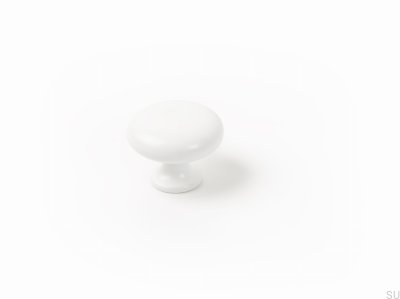 Bouton de meuble Duke Metal blanc