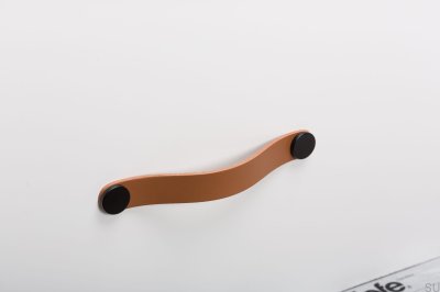 Poignée de meuble Flexa 160 Cuir Beige avec Noir