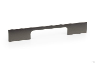 Peak 250 poignée de meuble oblongue Aluminium argent foncé