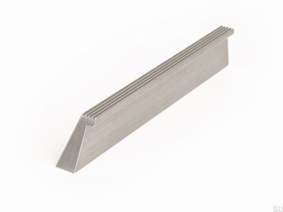 Poignée de meuble Rail 160, aluminium, argent, brossé