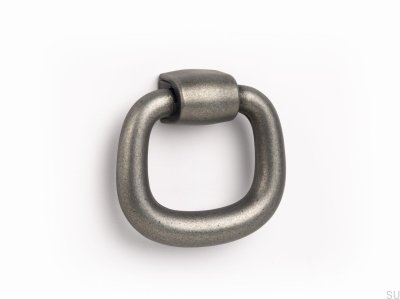 Bouton de Meuble Pendentif Gris Antique