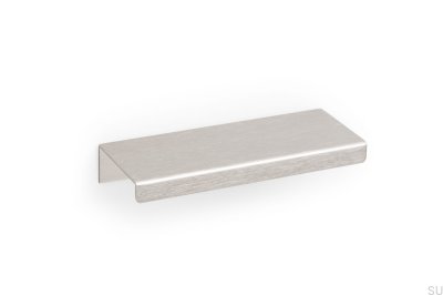 Poignée de meuble pour bordure de meuble Way 64, Aluminium Silver