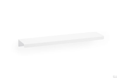 Bordure de meuble Poignée de meuble Way 128 Aluminium blanc
