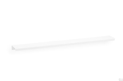 Bordure de meuble poignée de meuble Way 320, Aluminium Blanc