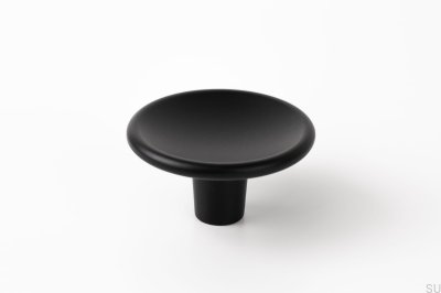Bouton de meuble Disc 38 Noir Mat