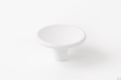 Bouton de meuble Disc 38 Blanc Mat