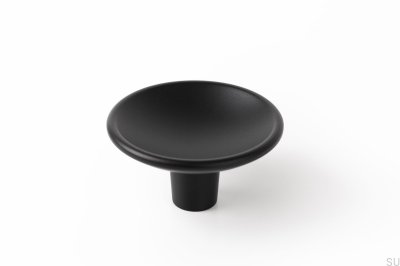 Bouton de meuble Disc 50 Noir Mat