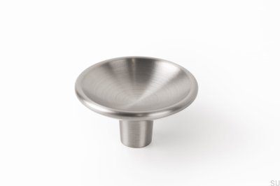 Bouton de meuble Disc 50 Nickel brossé