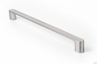 Poignée de meuble allongée Luv 320 Nickel Brossé