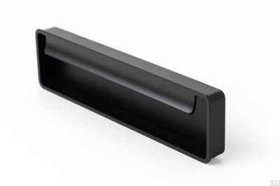 Poignée de meuble encastrée Fold Metal Black Mat