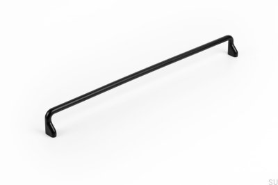 Poignée de meuble longitudinale Soft 320 Noir Mat
