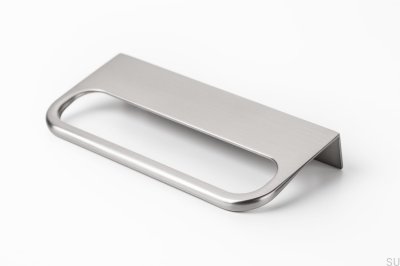 Poignée de meuble Rim, nickel brossé