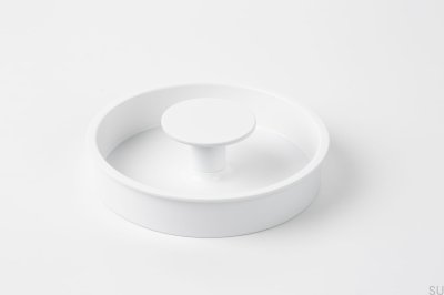 Poignée de meuble encastrée Dipo Blanc Mat