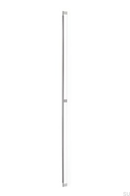 Poignée de meuble Arpa 1178, aluminium, argent, brossé