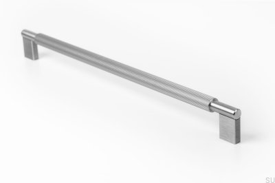 Poignée de meuble Arpa 320, aluminium, argent, brossé