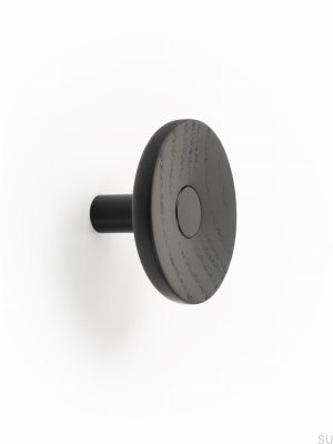 Support mural en bois Zoot 90 noir mat avec noir Eco
