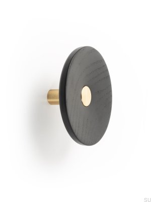 Zoot 120 Support mural en bois noir avec or Eco