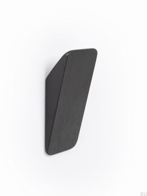 Support mural écologique en bois laqué noir Switch