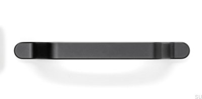 Poignée de meuble allongée Belt 160 Metal Black Matt