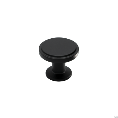 Bouton de meuble Uno Metal Noir Mat