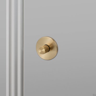 Verrou à bouton en laiton linéaire