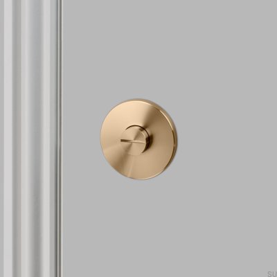 Verrou à bouton en laiton linéaire