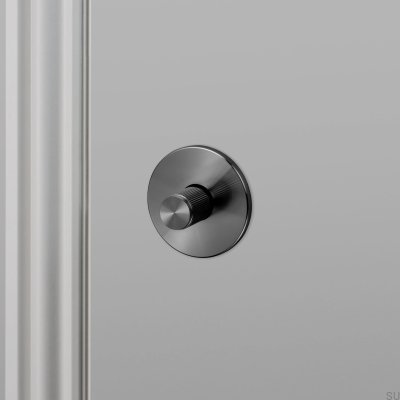 Verrou à bouton en acier linéaire couleur canon de fusil