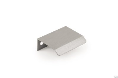 Poignée de meuble Curve 32 Aluminium Gris Bord Brossé