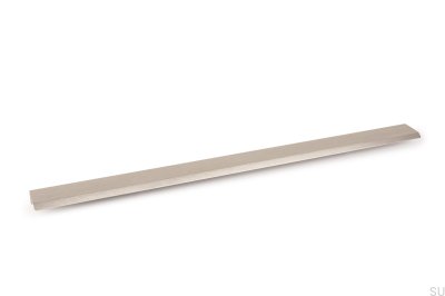 Curve 416 Aluminium Silver Poignée de meuble à bord brossé