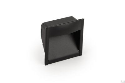 Poignée de meuble encastrée Wave 32 Métal Noir Mat