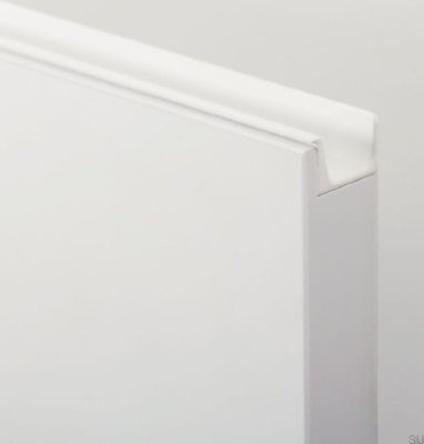 Poignée de meuble Edge Jey2 1197 Aluminium Blanc Mat