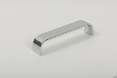 Poignée de meuble allongée Sense 128 Chrome poli
