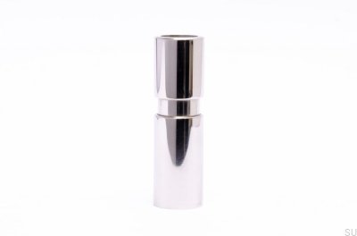 Bougeoir Cylindre - Inox Poli 30X100