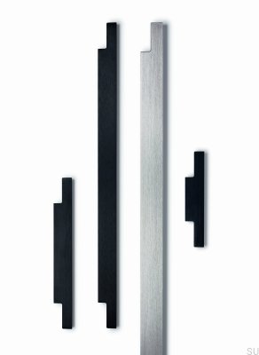 Poignée de meuble Edge Linear 1197 Aluminium Argent