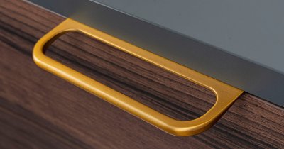 Poignée de meuble Edge Rim Gold Brushed Cava
