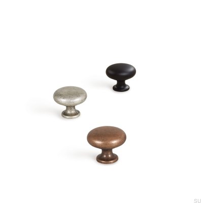 Bouton de meuble Duke en cuivre antique