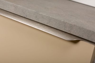Poignée de meuble Vector edge 0434 1197 Aluminium argent brossé